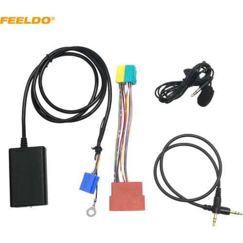 FEELDO Car Digital CD Changer USB/AUX/MIC/Bluetooth Media Player For Volkswagen/Audi/Skoda/Seat(1990s~2000s) #HQ6802
