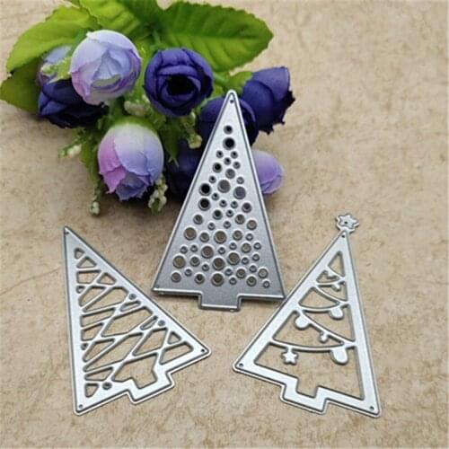 Christmas tree Craft Metal stencil mold Cutting Dies decoration scrapbook die cuts Album Paper Craft Embossing DIY Card Crafts
