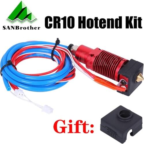 MK8 Assembled Extruder Hot End kit for Ender 3 CR10 printer 1.75mm 0.4mm Nozzle aluminum heating block 3d printer accessories