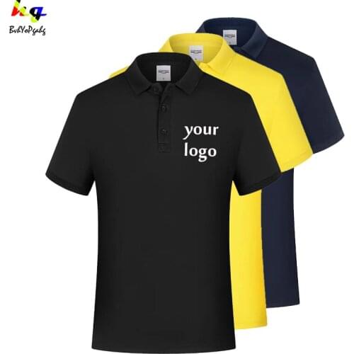 Summer new mens Polo short-sleeved Polo shirt Polo custom printed logo pictures apparel casual fashion men and women tops