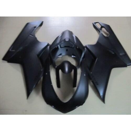 Custom Fairing kit for DUCATI 848 1098 07 08 09 10 11 12 ducati 1198 2007 2008 2011 ABS All Matte black Fairings set+gifts DA37