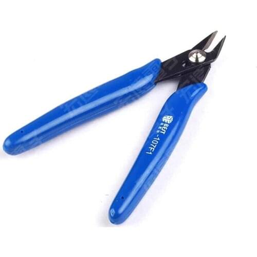 BEST-107F1 Pliers Wire Cable Cutter Side Snips Flush Pliers Anti-slip Rubber Mini Diagonal Pliers Hand Tools Durable Wire Nipper