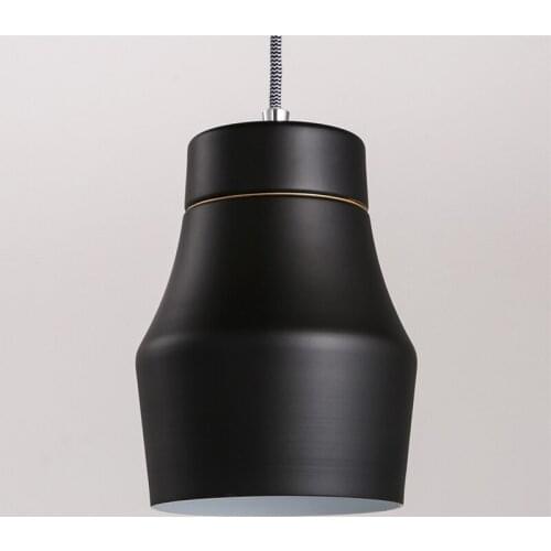 Nordic Brief Vintage Loft Retro Iron Pot Cover Pendant Lamp Kitchen Dinning Living Room Modern Home Decor Lighting Fixture