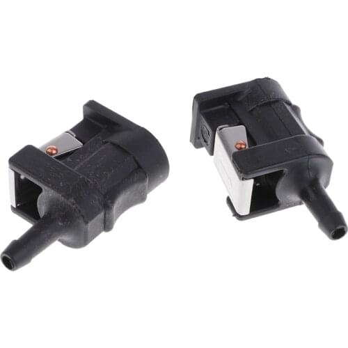 2pcs 6mm Plastic Marine Female Fuel Tank Connector for Yamaha Outboard Fuel Tank