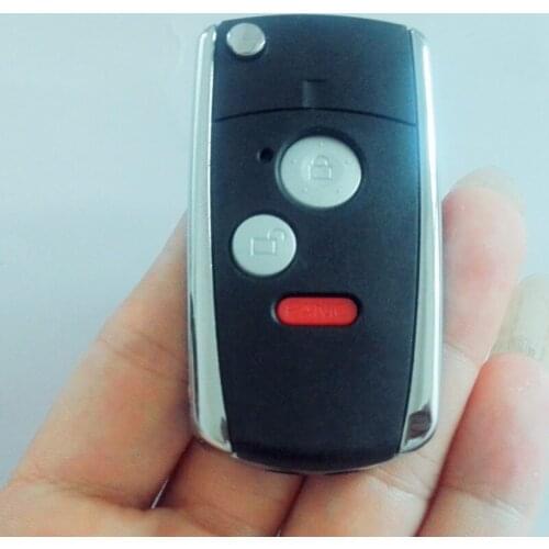 With Logo Replacement Folding Remote Key Shell 2+1 Button Key Case For Honda Acura Spirior Fob Car Key Shell