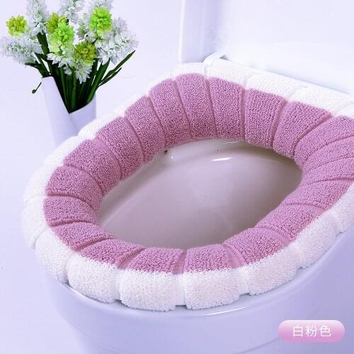 Universal Warm Soft Washable Toilet Seat Cover Mat Set for Home Decor Closestool Mat Seat Case Toilet Lid Cover Accessories