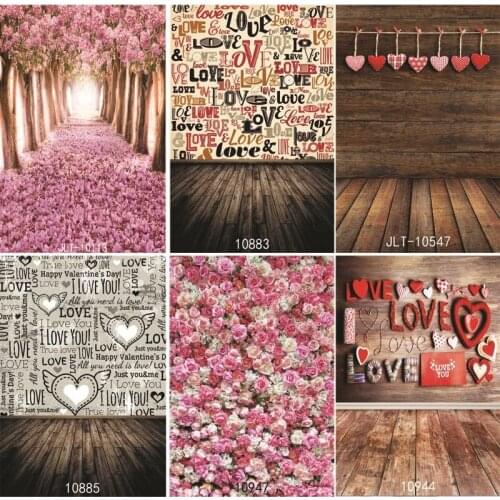 Vinyl Custom Photography Backdrops Prop Valentines Day Photography Background JL-25
