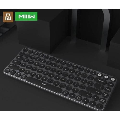 Youpin miiiw Bluetooth dual-mode keyboard 85 Bluetooth and USB two connection 8° angle metal panel