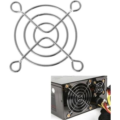 Fan Protection Net Grille 4cm Dia Iron Mesh Safety Grid For Computer Case Fans