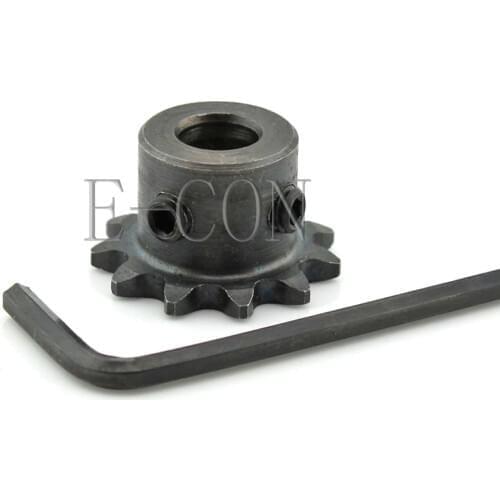 1pcs 11T 8mm Bore 04C11T Metal Pilot Motor Gear Roller Chain Drive Sprocket