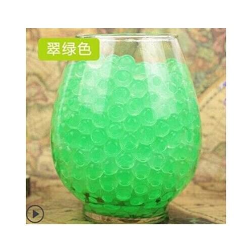 100PC/Bag Pearl Shaped Hydrogel Crystal Soil Water Beads Bio Gel Mud Grow Magic Jelly Balls Orbiz For Flower Wedding Home Decor