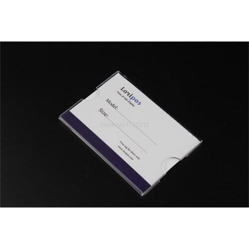 9*6cm 1.5mm 30pcs acrylic label sign tag price display rack shelf wall desk adhesive label price sign holder frame label frame