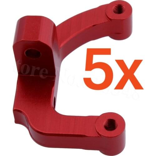 5Pcs Alum Alloy Center Link Ball Mounts For HSP 180001 (18003) Pangolin 94180 Spare Parts For 1/10 4WD RC Rock Crawler