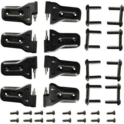 JL1237 Door Hinge Set Aluminium Alloy for Jeep Wrangler JL 2018-2020 LANTSUN