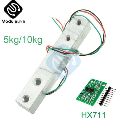 2CH Dual Channel HX711 Digital Weighing Pressure Sensor Module With Electronic YZC-131 5Kg 10kg Weighing Weight Scale