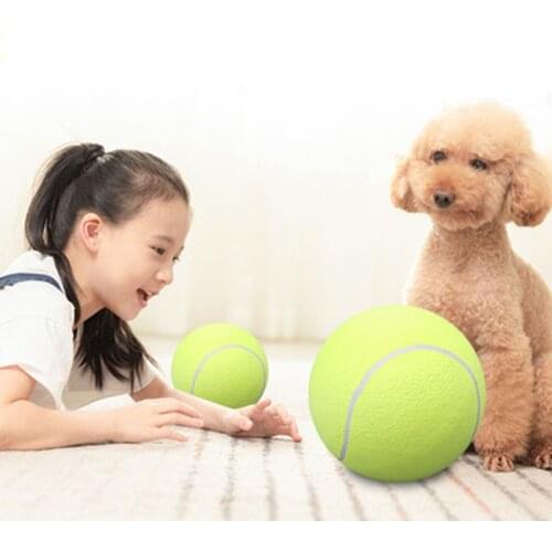 8.5 Inches Dog Tennis Ball Giant Pet Toy Tennis Ball Dog Chew Toy Signature Mega Jumbo Kids Toy Ball For Pet Supplies