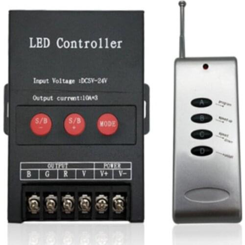 30A Led Controller IR Remote Big Power 360W BT Controller for RGB Strip Light DC5-24V