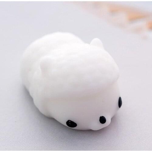 Mini Animal Squishies Kawaii Mochi Squeeze Stress Toys Soft Squishy Gifts Mochi Animals Stress Toys