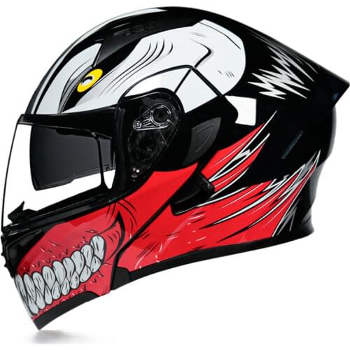 Motorcycle Helmet Flip Up Casco Integrale Mujer Cross MTB Enduro Downhill Scooter Full Face Off Road Casque Capacete De Moto