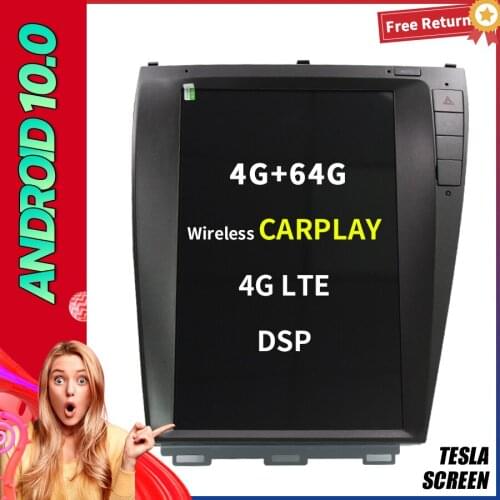 12" Tesla Screen Navigation CARPLAY Stereo For Lexus ES350 Android 10 ES300H ES240 ES200 GPS ES 2006 Car Radio Multimedia Player