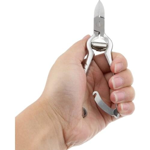 Stainless Steel Nail Art Cuticle Nipper Cutter Dead Skin Scissors Trimmer