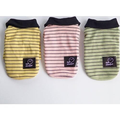 Small Pet Dog Clothes Dropship Puppy Tee Shirt Costume Dog Coat Chihuahua Maltese Schnauzer Poodle Shihtzu Cat Bottoming Apparel