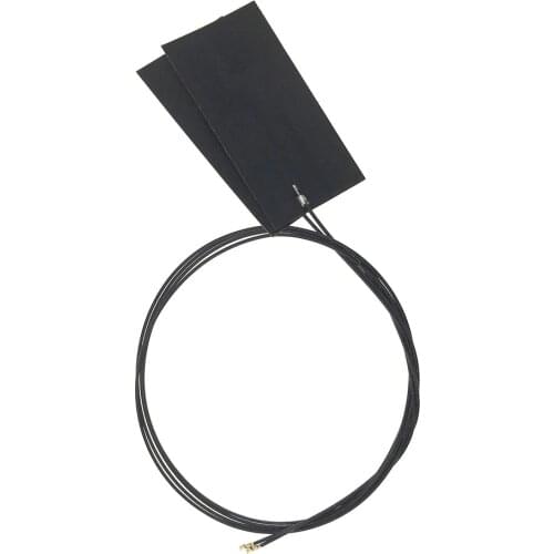 A pair of IPEX MHF4 2.4/5G wifi antennas for Intel 7260 7265 3160 AC N5321 EM7345 GOBI5000 NGFF card