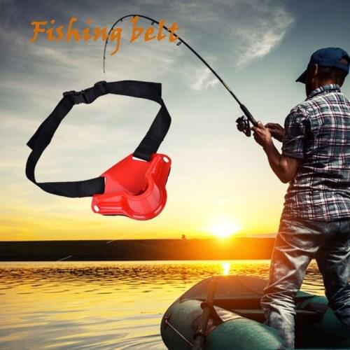 Fishing Adjustable Waist Belt Supplies Fishing Rod Belly Support Holder For Boat Sea Fishing Accessories Fishing Equipment