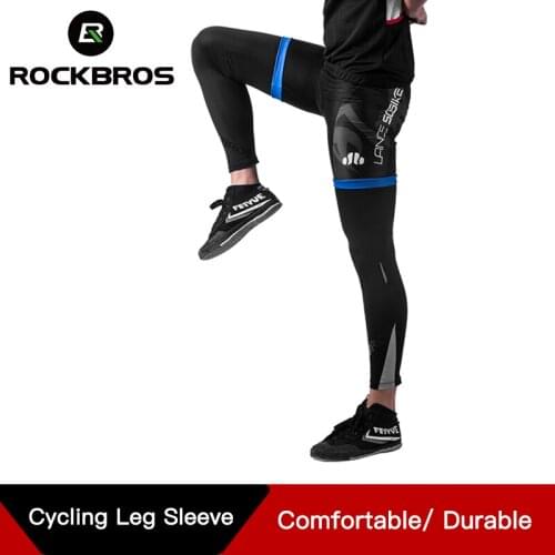 ROCKBROS Sport Safety Gear Gaiters Football Leggings Running Camping Legwarmers Knee Pad Nature Hike Leggings Cycling Leg Sleeve
