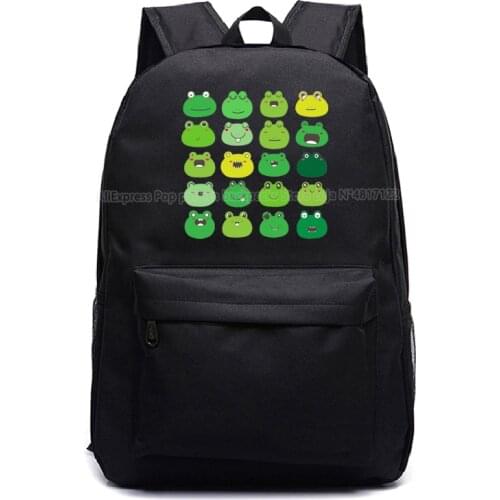 Boys Girls Cute Frog Backpacks Students Cartoon Animals School Bags Kids Anime Rucksack Children Knapsack Teens Travel Bags Gift
