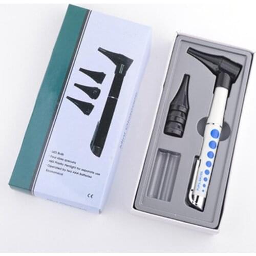 Ear Care Examination Otoscope Eardrum Endoscope Speculum Earmuffs Health Ear Examination Care 1set With Supplies 4pcs E5W0