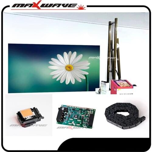 Photo quality 3D vertical Inkjet wall printing printer machine for different wall surface head