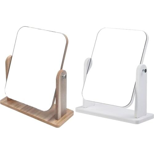 Spin Assembly Mirror Portable Makeup Mirror Screen Vanity Mirror Single Mirrors Desk Cheap Gift Cosmetic