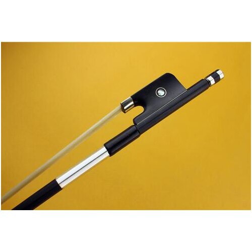 High class black Carbon fiber professional viola bow Ebony Frog