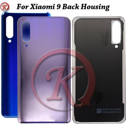 For Xiaomi Mi 9 Back Battery Cover Glass Housing for Xiaomi mi9 Back Housing Rear Case Replacement M1902F1G