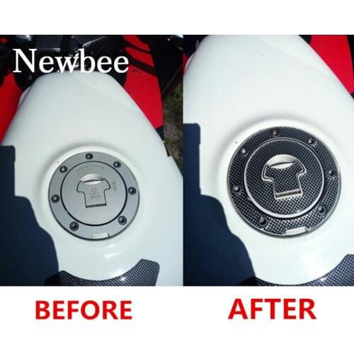 Newbee Motorcycle Gas Oil Fuel Cap Cover Decal Motorbike Sticker Protector For Honda CBR RVF VFR CB400 CB1300 CBR1000RR CBR600R