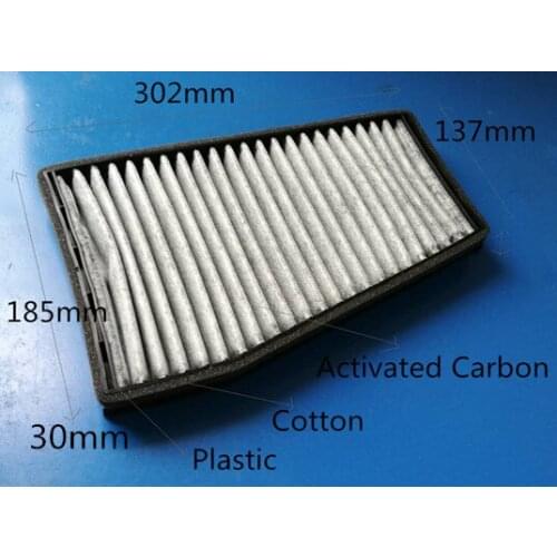 ZPF Wholesale 96327366 Factory Outlet CUK3040 Activated Carbon Car Cabin Air Filter for Epica / Evanda 30*302*185/137mm WIX24906