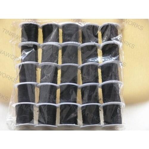 FREE SHIPPING 25pcs Black Crystal Beading Elastic Cord Jewelry Findings