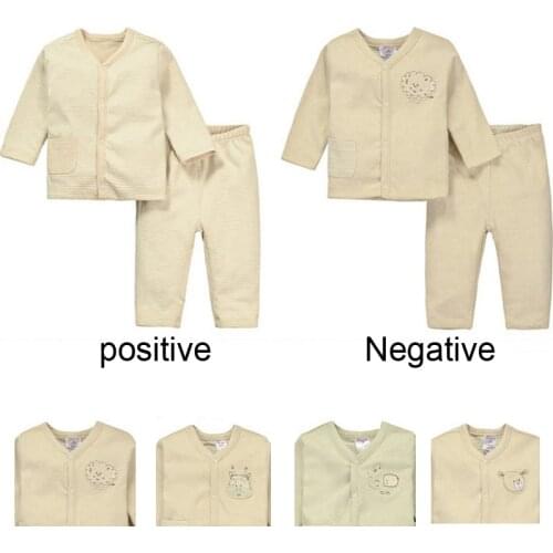 Y80 Free shipping hot selling new winter baby cotton suits both sides to wear organic cotton children cardigan suit