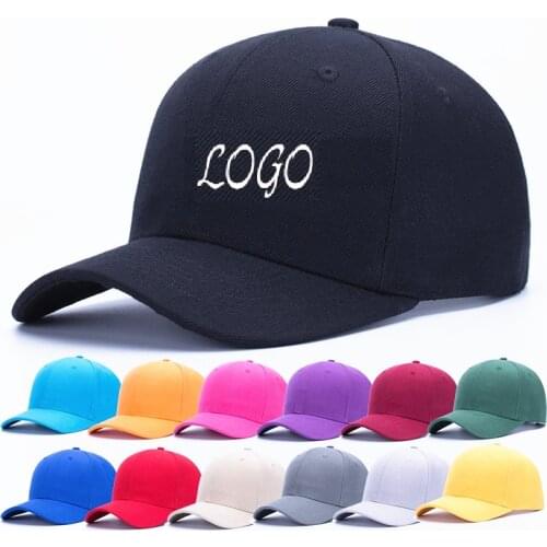 Custom logo baseball cap Unisex Dad hat With logo Outdoor DIY logo Advertising Promotional Caps Acylic Embroidery Or print