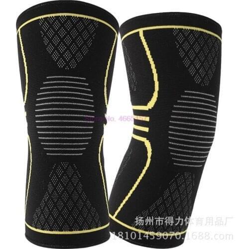 By dhl 200pcs Breathable Warmth Basketball Football Sports Safety Kneepad Knee Pads Training Elastic Knee Support Knee Protect