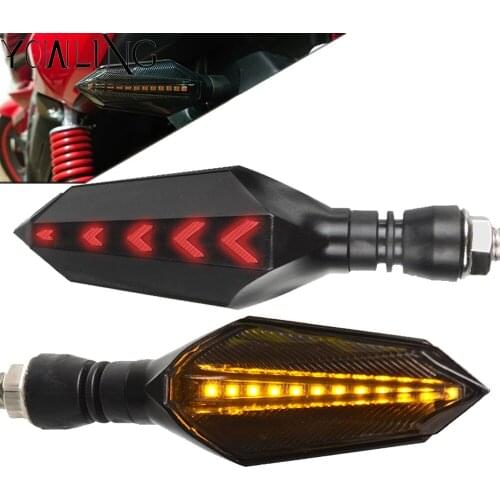 For DUCATI MONSTER 696 796 695 620 400 Motorcycle led turn signal lights Indicators Blinkers Flexible Bendable Amber light lamp