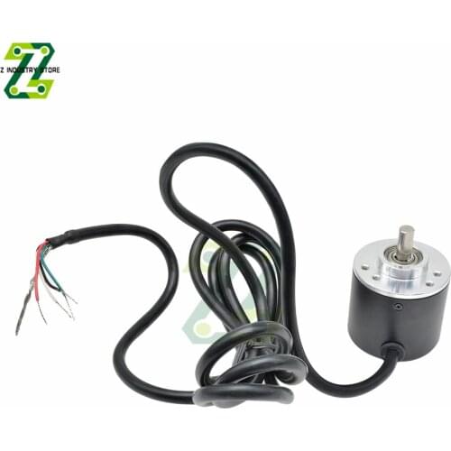 Encoder 600 P/R Photoelectric Incremental Rotary 5-24V AB Two Phases 6mm Shaft Pulses Incremental Optical Rotary Encoder