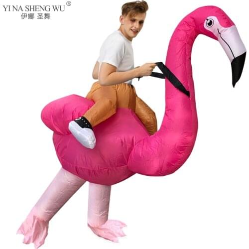 Hot Sale Flamingo Unicorn Inflatable Costumes Purim Alien Costume For Kid Adult Men Women Inflatable Costume Party Carnival Wear