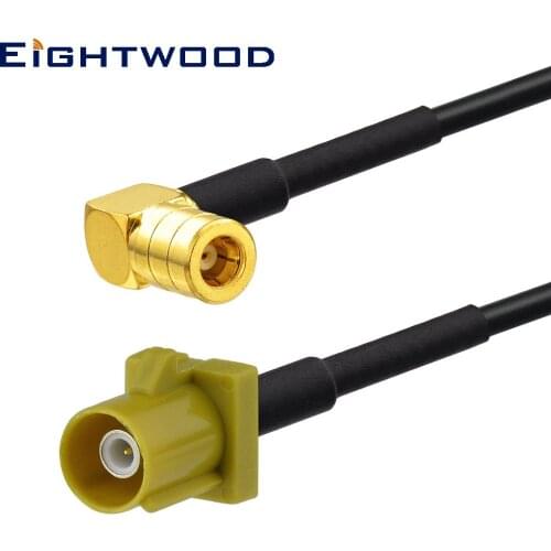 Satellite Radio Antenna Cable 15cm Fakra Curry Code K Male to SMB Female for Sirius XM Car Vehicle Radio Stereo Receiver Tuner