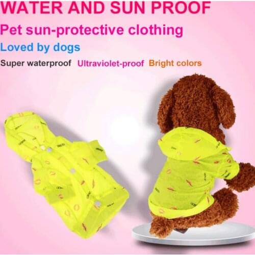 Summer Sun Protection dogs Clothes pets dog accessories for small Dogs Sun-proof Lip-prints Printing medium dog hoodie pets