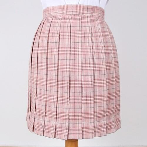2019 New Jk Uniform Student Plaid Skirt Women Kawaii Harajuku Mini Pleated Skirt Korean Uniform Midi Skirt Cute High Waist Sexy