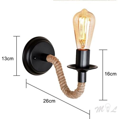 Industrial wall lamp steel wire wall + lamp back light living room backlight undulating stair light dressing table indoor wall