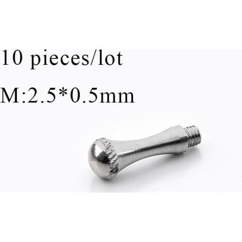 10 pieces/lot Hair Scissor Parts Removable Finger Rest Scissors Tang Tail Nail Clavo De Cola M:2.5*0.5mm Scissor Accessory