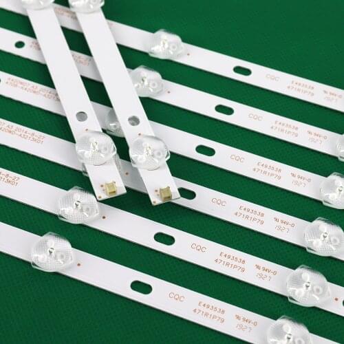 40 PCS/lot LED Backlight strip for 43PFT4001 43PFT6100S 43PHT4001 43PFF5459 42PUF6052 TH-43C500C K420WD7 4708-K420WD-A3213K01